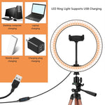 10 Inch Selfie Ring Light w/ Tripod